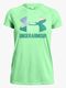 Under Armour Big Logo Tee Solid SS Træningstrøje, Green Typhoon