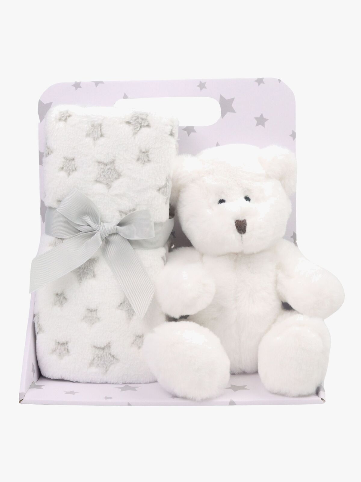 CarloBaby Tæppe Bamse, Hvid