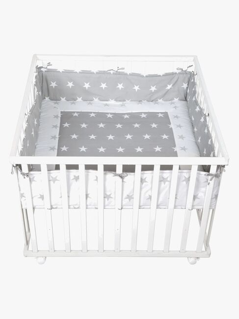 Roba Kravlegård med Hjul, Little Stars White