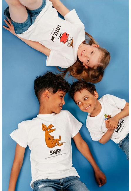Mumitroldene Karakter Sniff T-shirt, Hvid