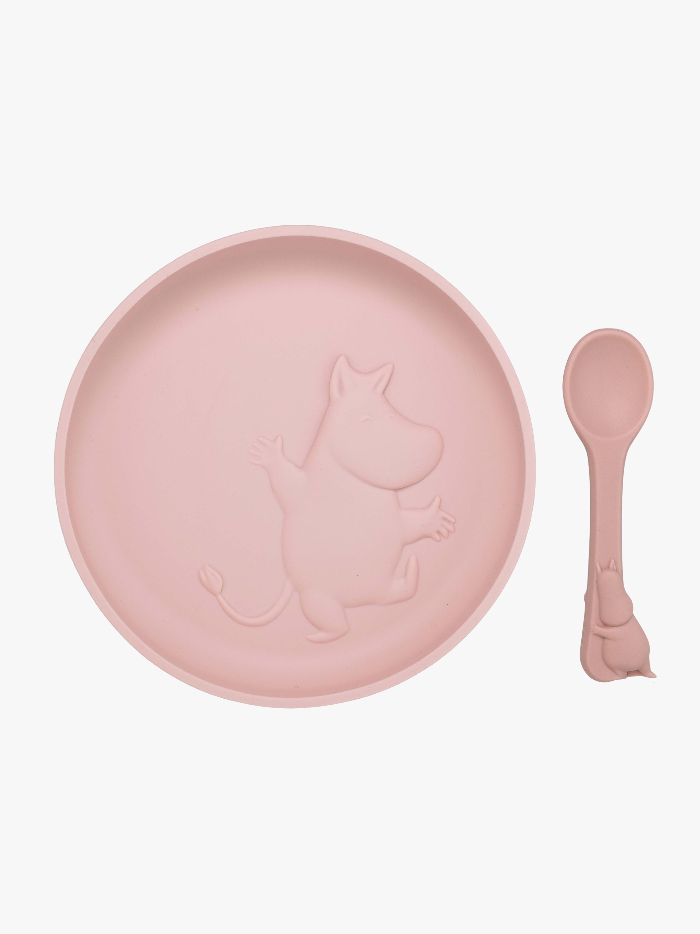 Mumitroldene Spisesæt Silikone, Rosehip Pink