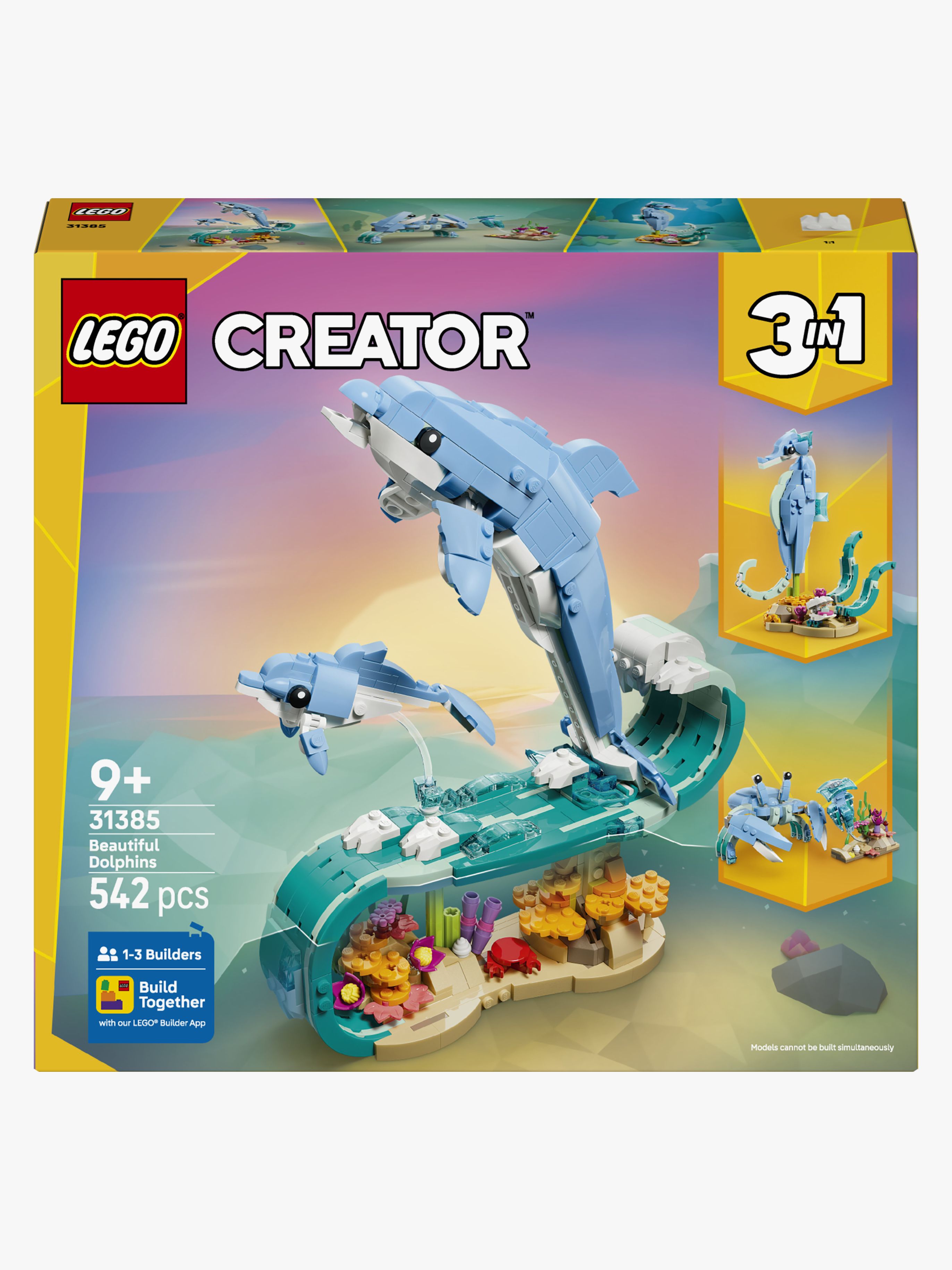 LEGO Creator 31385 Havdyr: Smukke delfiner
