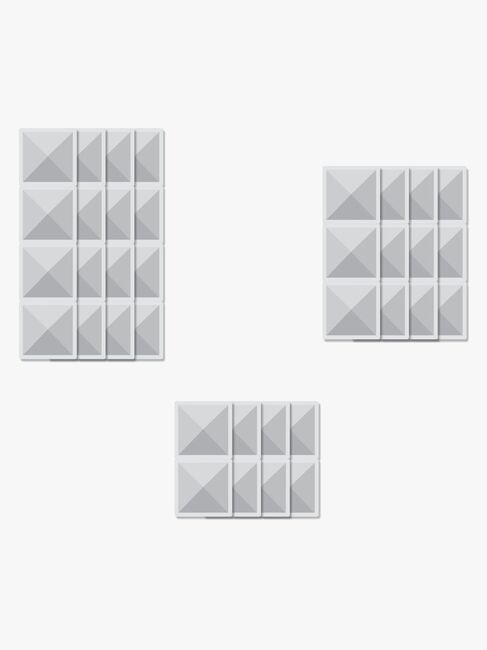 Connetix Magnetiske Byggeklodser Clear Rektangel 12 Dele