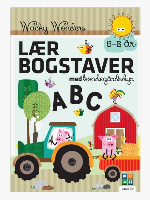 Aktivitetsbog  - Lær Bogstaver med Wacky Wonders Bondegårdsdyr