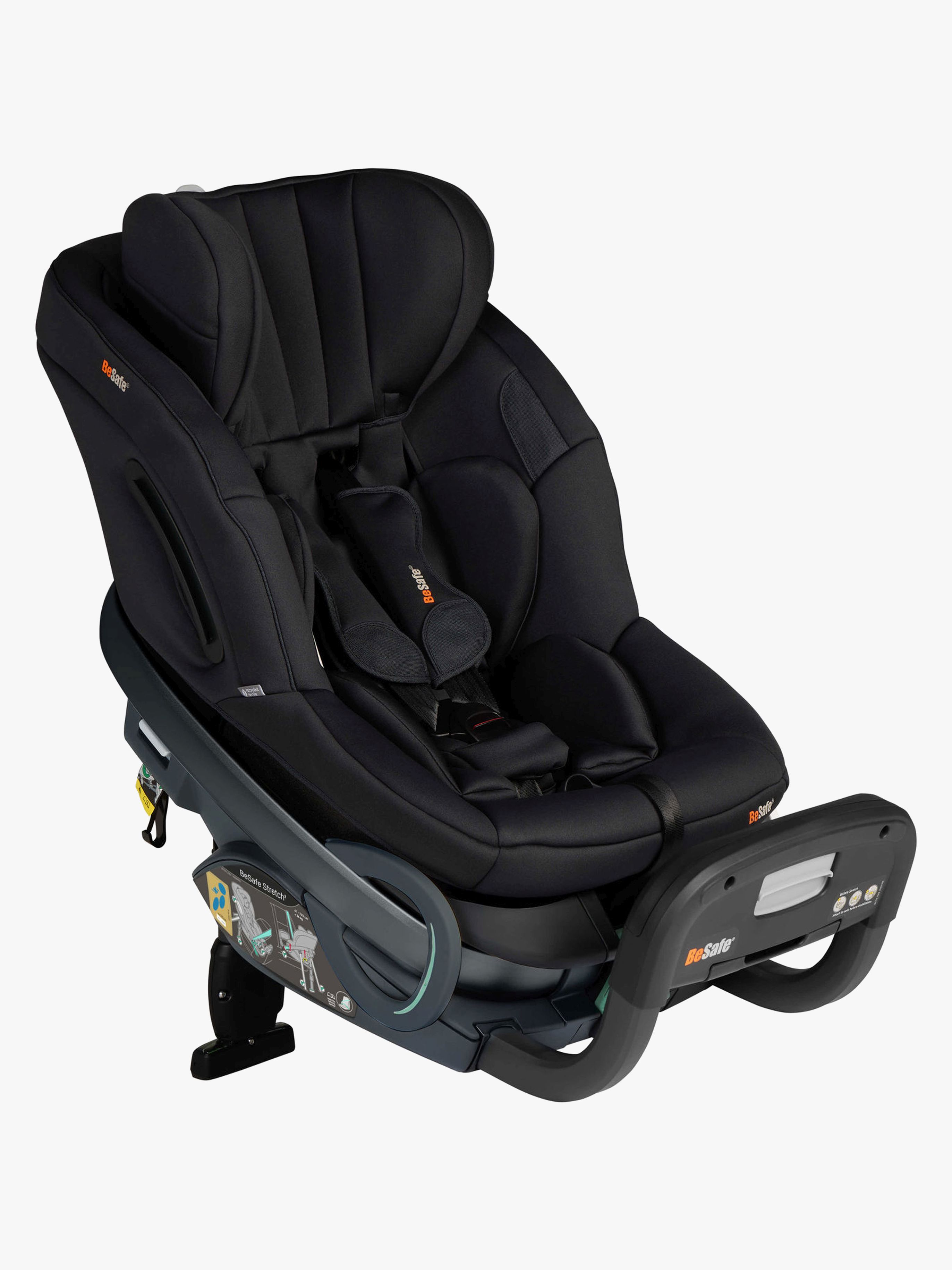BeSafe Stretch² Autostol, Black Soft Breeze