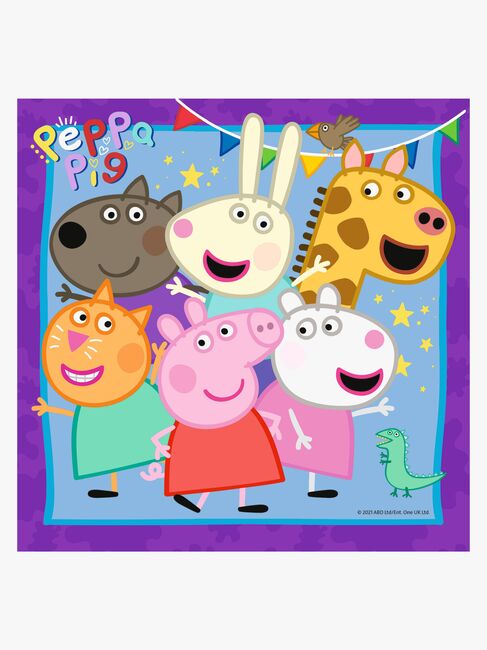 Ravensburger Puslespil, Gurli Gris 3x49 Brikker