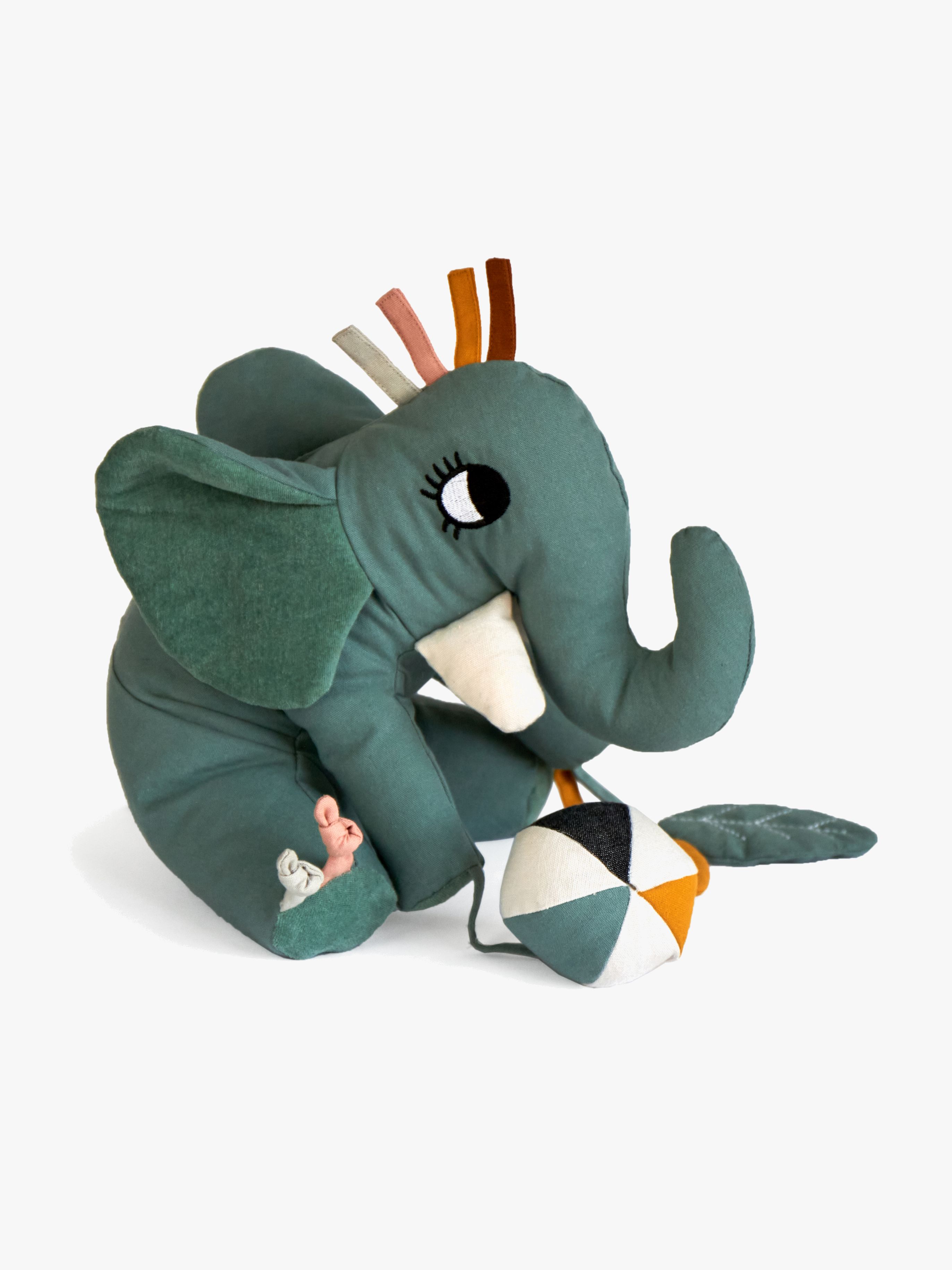 Roommate Aktivitetslegetøj Elefant, Sea Grey