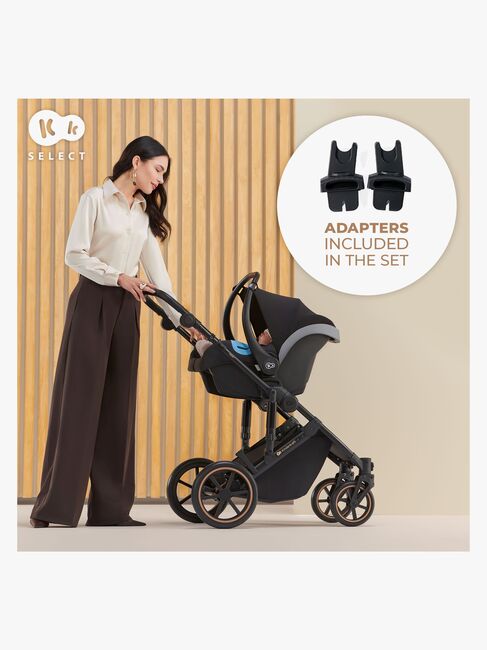 Kinderkraft Prime 2 2-in-1 Duovogn, Sandrose Beige