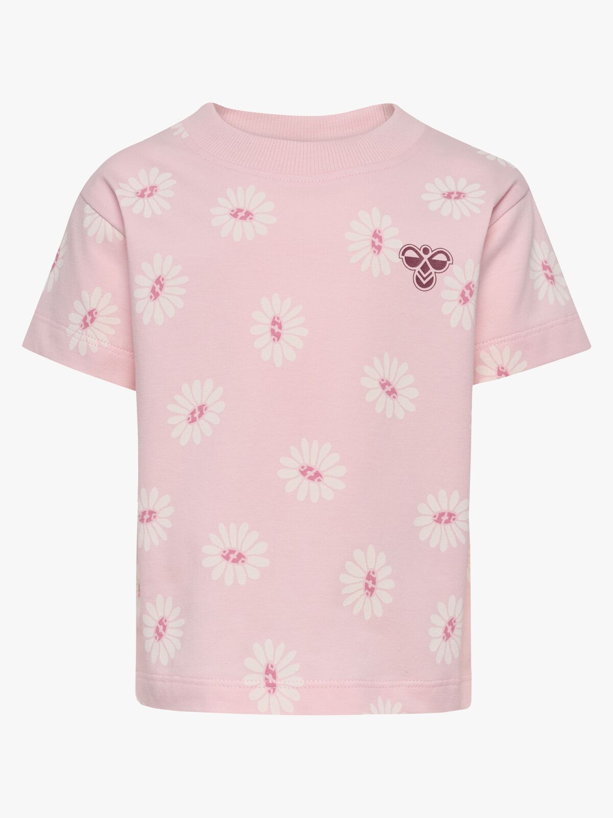 Hummel Mini Loose Flower T-shirt, Pale Lilac