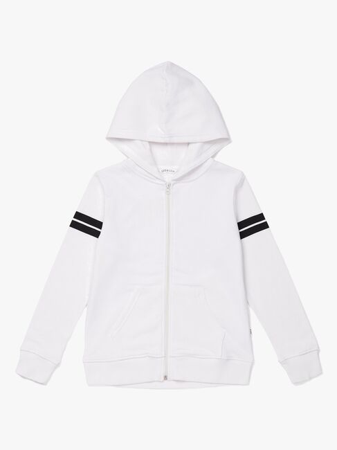 Luca & Lola Marzia Hoodie, White/Stripes