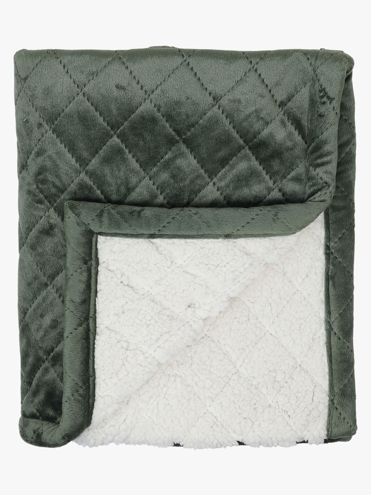 Rätt Start  Quiltet Tæppe, Grøn