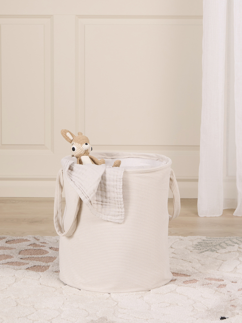 Alice & Fox ABLE Opbevaringskurv, Beige Manchester