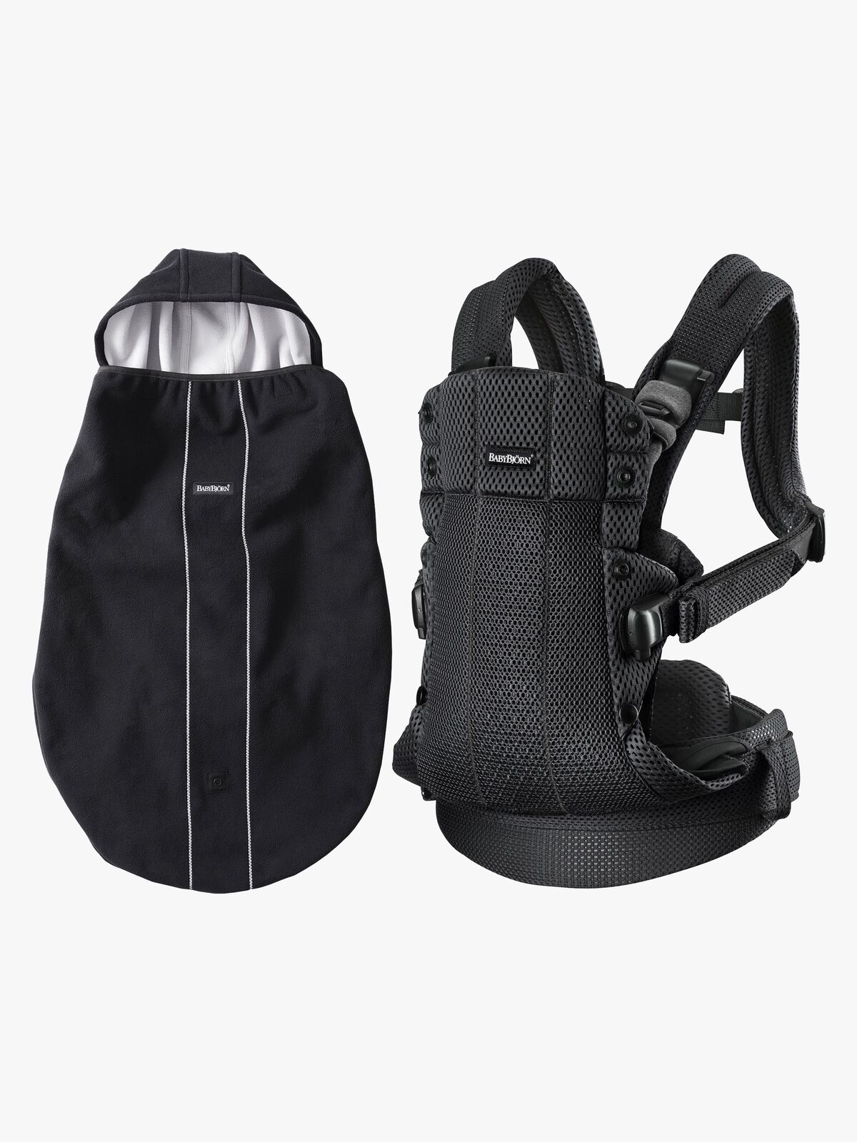 BabyBjörn Bæresele Harmony 3D Mesh inkl. Betræk, Sort