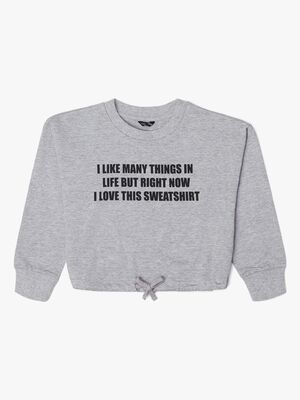 Luca & Lola Filippa Trøje, Grey Melange