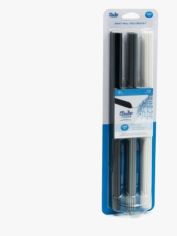 3Doodler Create+ ABS Mix 75-Pack Blyant, Sort/Hvid/Grå