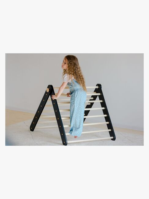 Duck Woodworks Klatretrekant Væg, Sort