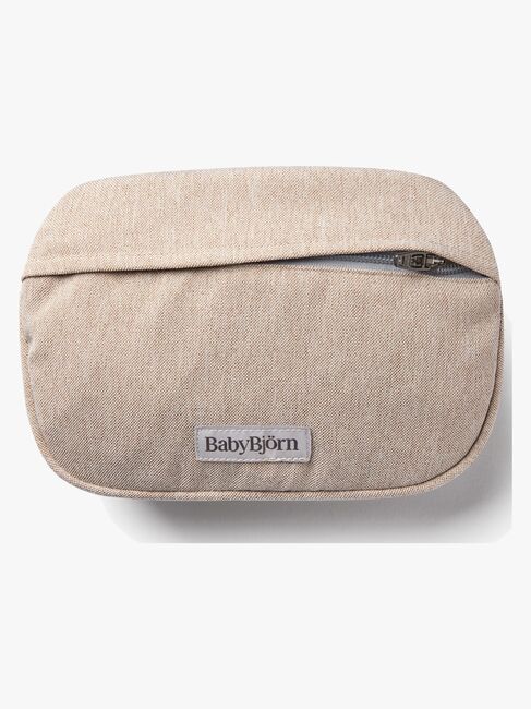 BabyBjörn Opbevaringslomme Bæresele Woven, Light Beige Melange