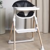 Beemoo CARE Harmony Højstol inkl. Hynde, White/Wood/Black