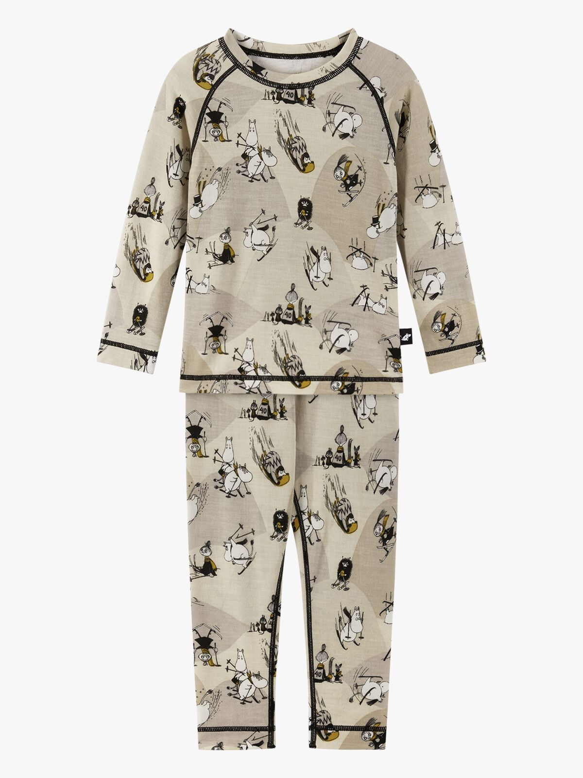 Reima Mumitroldene Trivsam Skiundertøj Uldmix, Sandy Beige