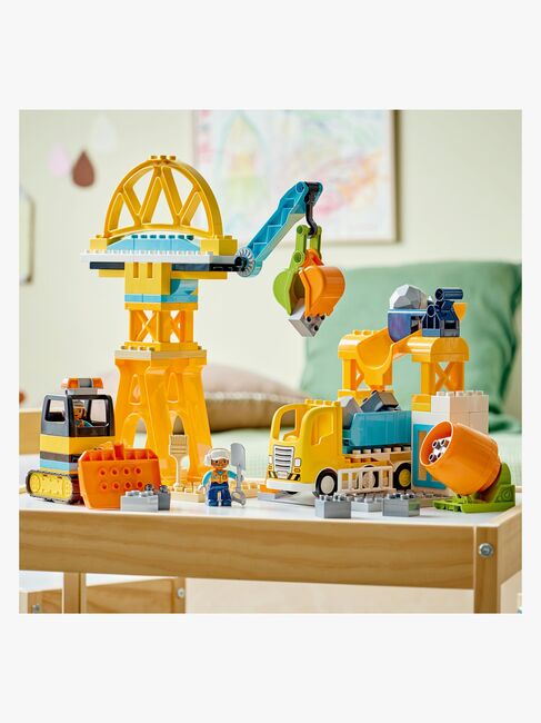 LEGO DUPLO Town 10476 3-i-1 Byggeplads med køretøjer