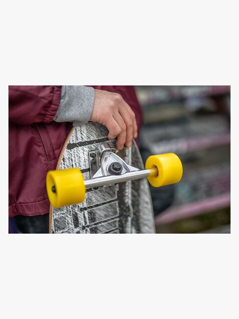 Impulse Longboard, Grå/Gul