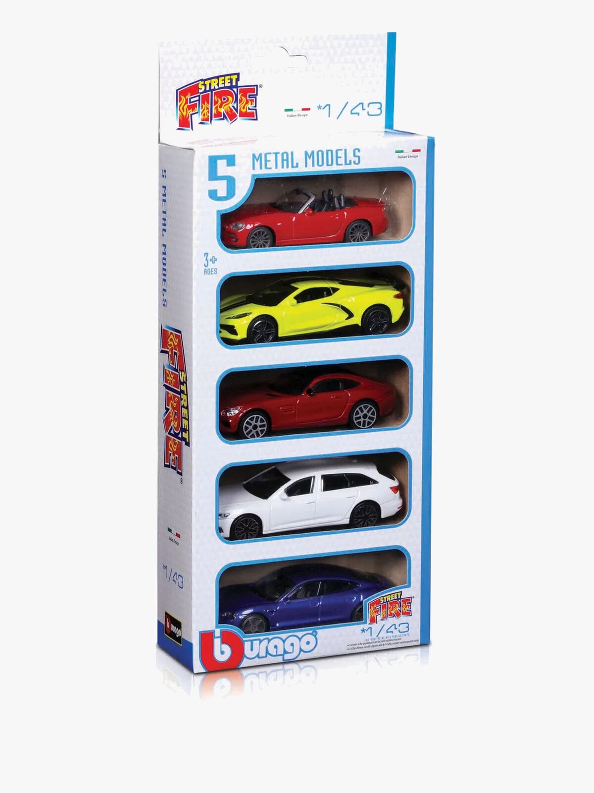 Bburago Diecast Biler 1:43 5-pack Blandet Udvalg