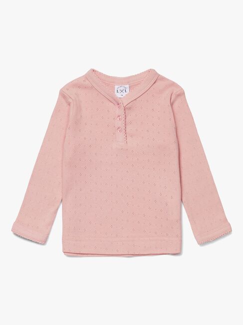 Luca & Lola Siena Langærmet T-shirt 2-pak, Pink