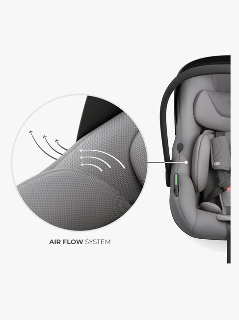 Kinderkraft I-LITE Autostol Baby inkl. ENDURA SAFE FX Base, Grey
