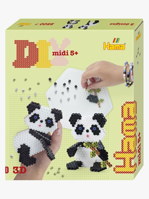Hama Gaveæske 3D Panda Perlesæt 2500 Stk.