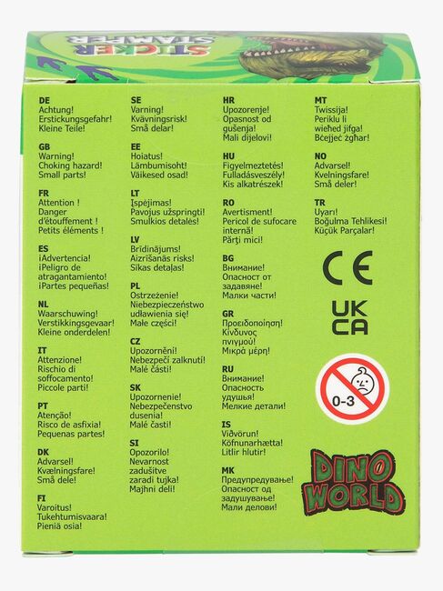 Dino World Klistermærkestempel