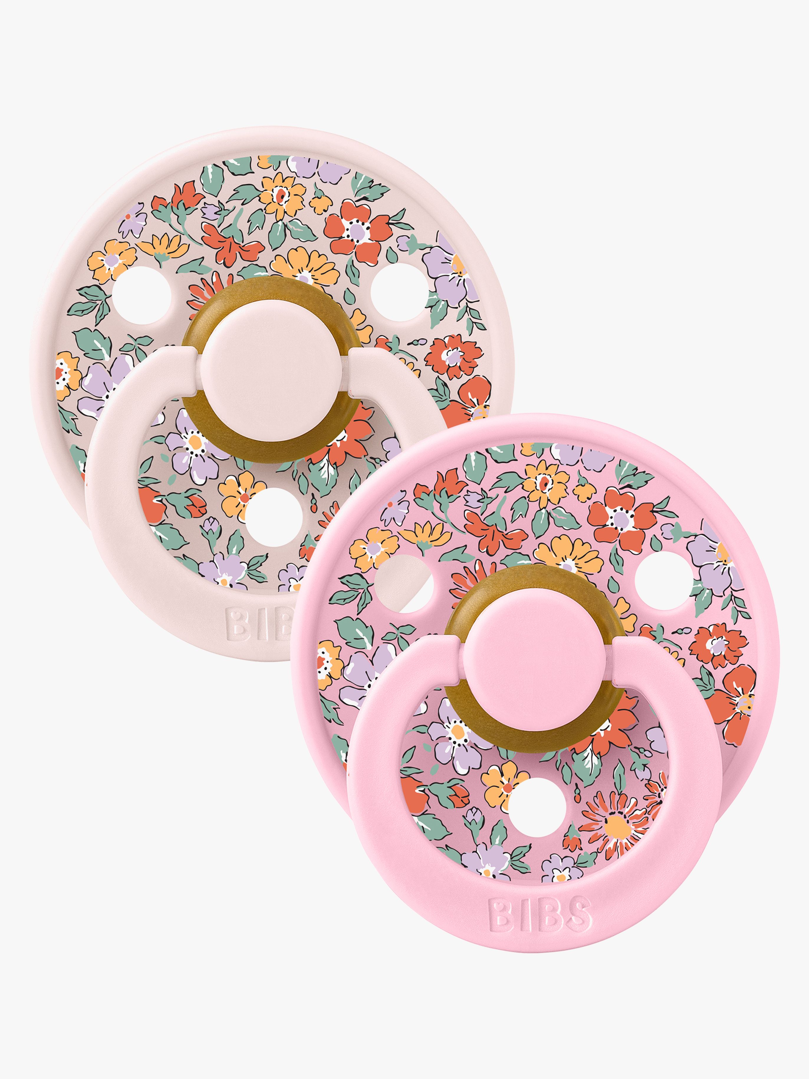 BIBS x Liberty Colour Oscar Meadow Sut 2-pak Latex Str. 2, Petal Mix