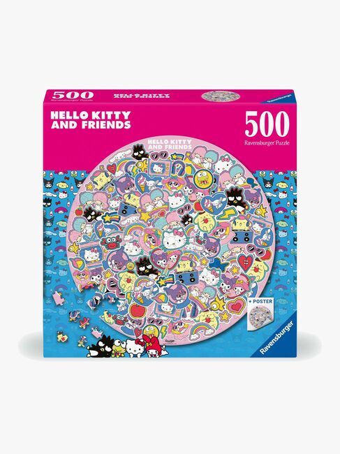 Ravensburger Rundt Hello Kitty Puslespil 500 Brikker