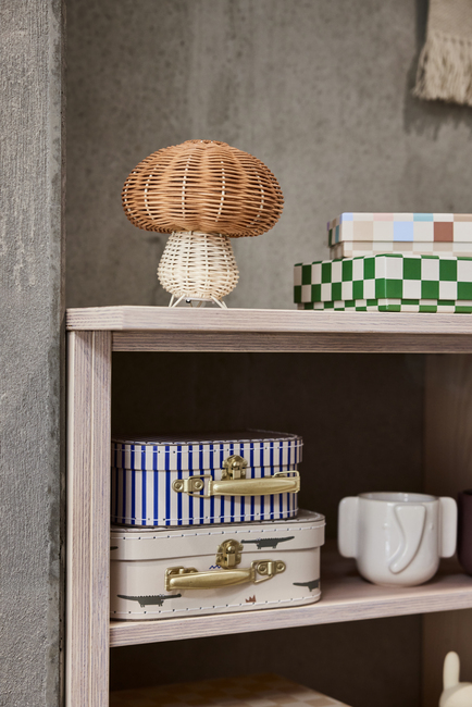 OYOY Mushroom Rattan Nattlampa, Nature