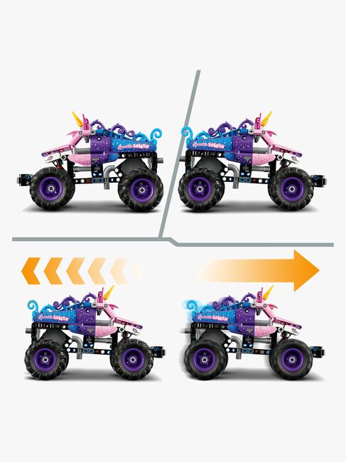LEGO Technic 42220 Monster Jam Sparkle Smash pull-back