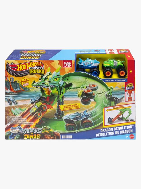 Hot Wheels Monster Trucks Dragon Destruction Racerbane