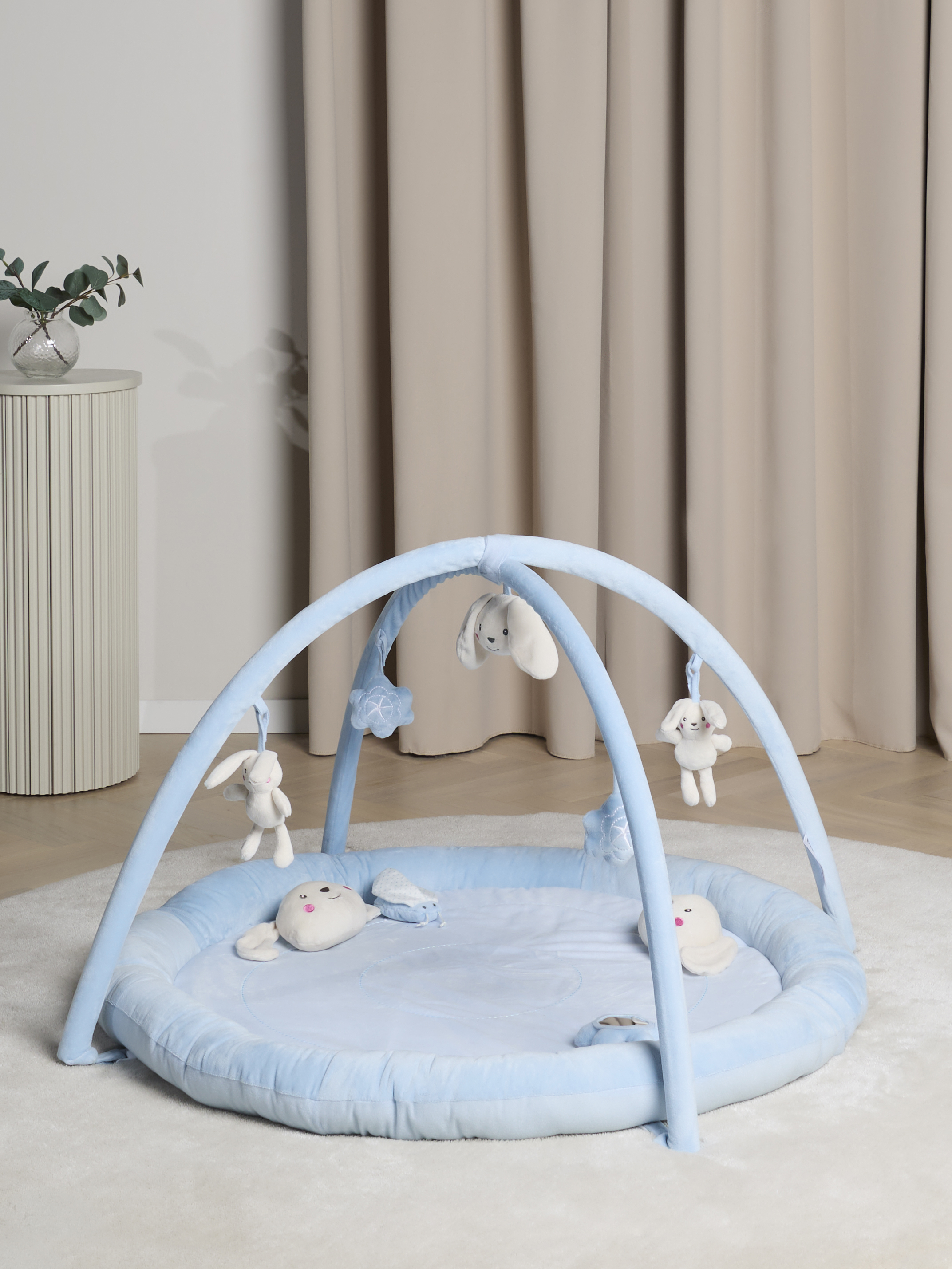Beemoo PLAY Bunny Aktivitetstæppe, Blue