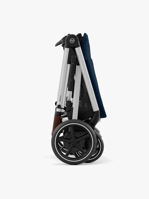 Cybex e-GAZELLE S Klapvogn, Ocean Blue/Silver