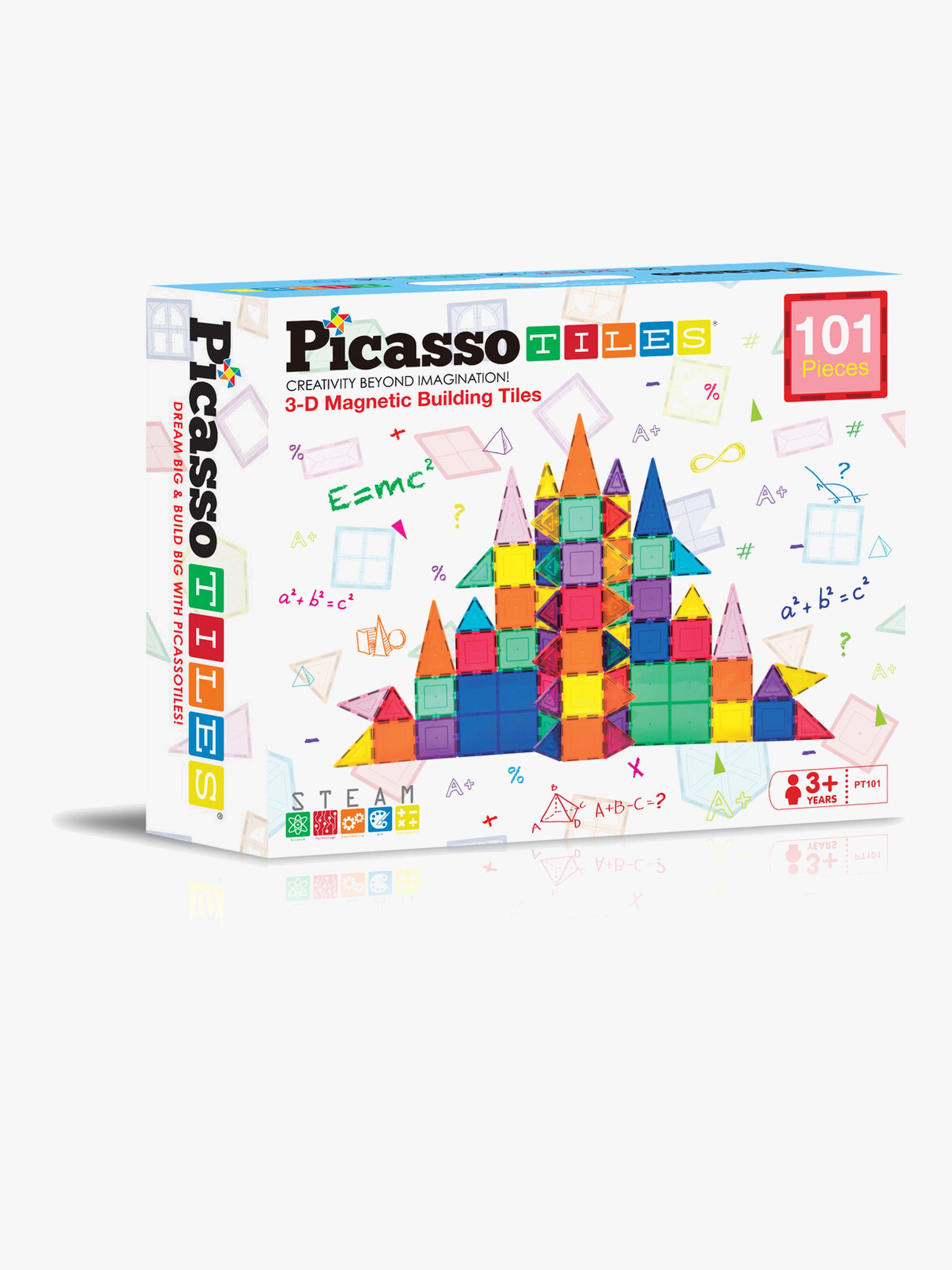 PicassoTiles Magnetisk Byggesæt 101 Dele