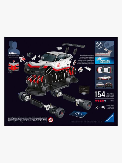 Ravensburger Iconics 3D-puslespil Porsche 911 GT3 Cup 154 Brikker