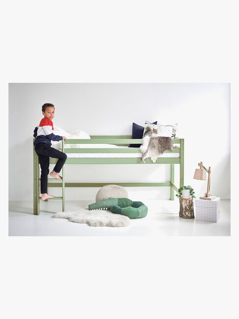 Hoppekids Halvhøjt Modul ECO Dream 90x200, Pale Green