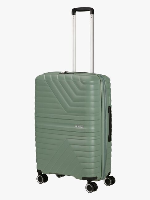 American Tourister Flytwist Kuffert 63-73L, Botanic Green