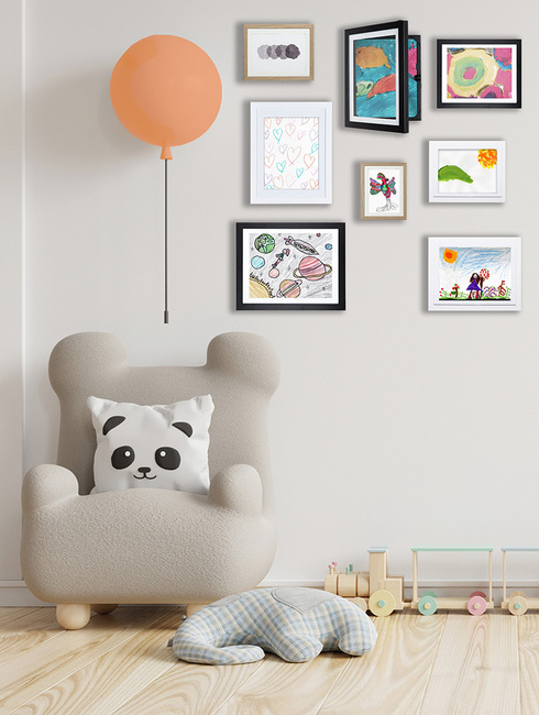 My Little DaVinci Oplukkelig Ramme A4, 50 Ark, White