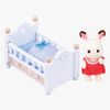 Sylvanian Families Figursæt Chokoladekaninbaby med Seng