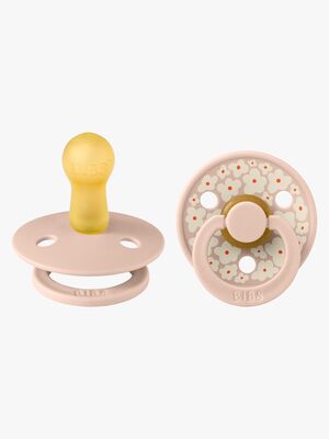 BIBS Studio Colour Sut 2-Pak Latex Str. 2 Rund, Jasmine/Blush Mix