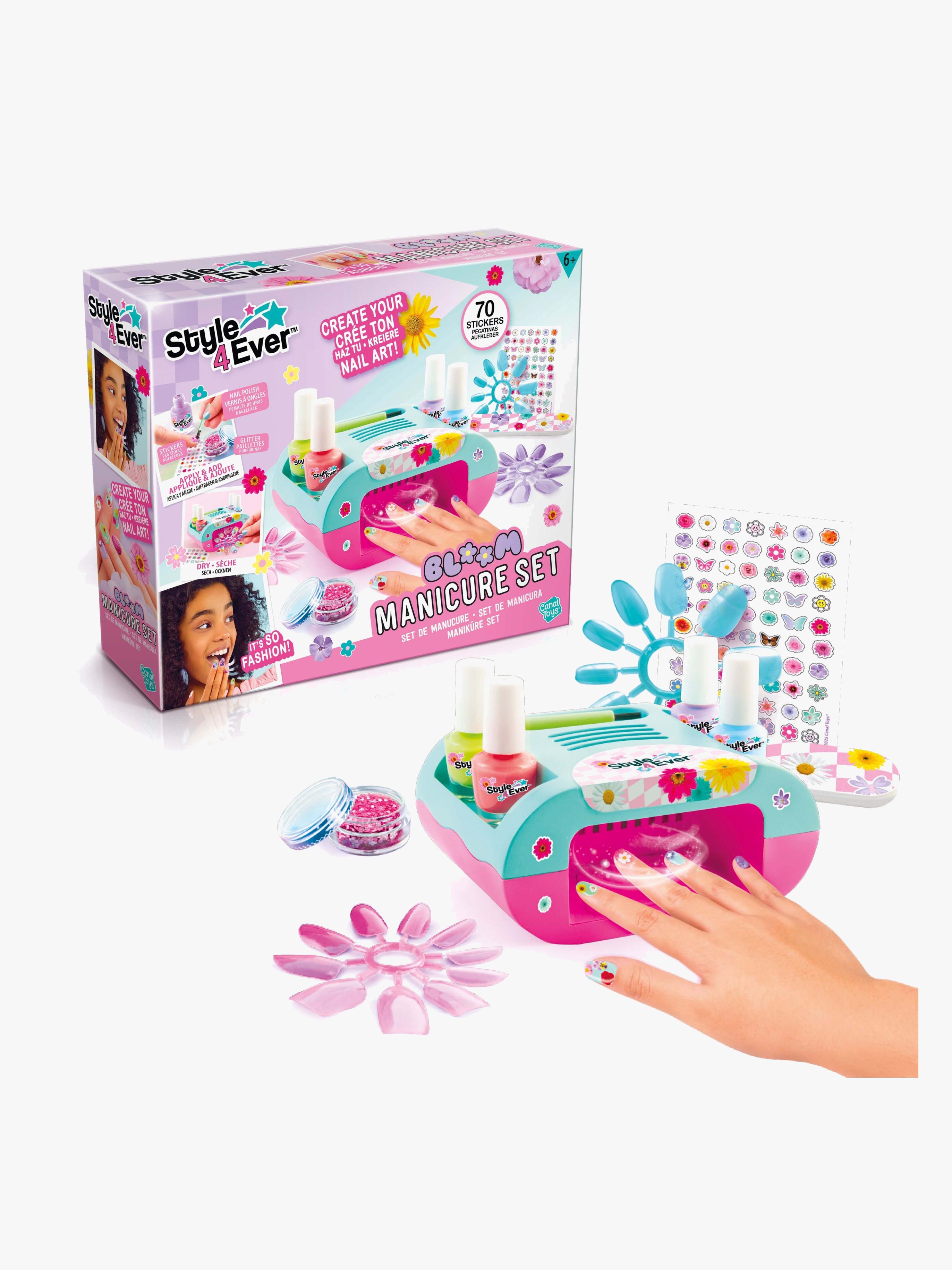Style 4 Ever Manicuresæt Neglekunst Blomst