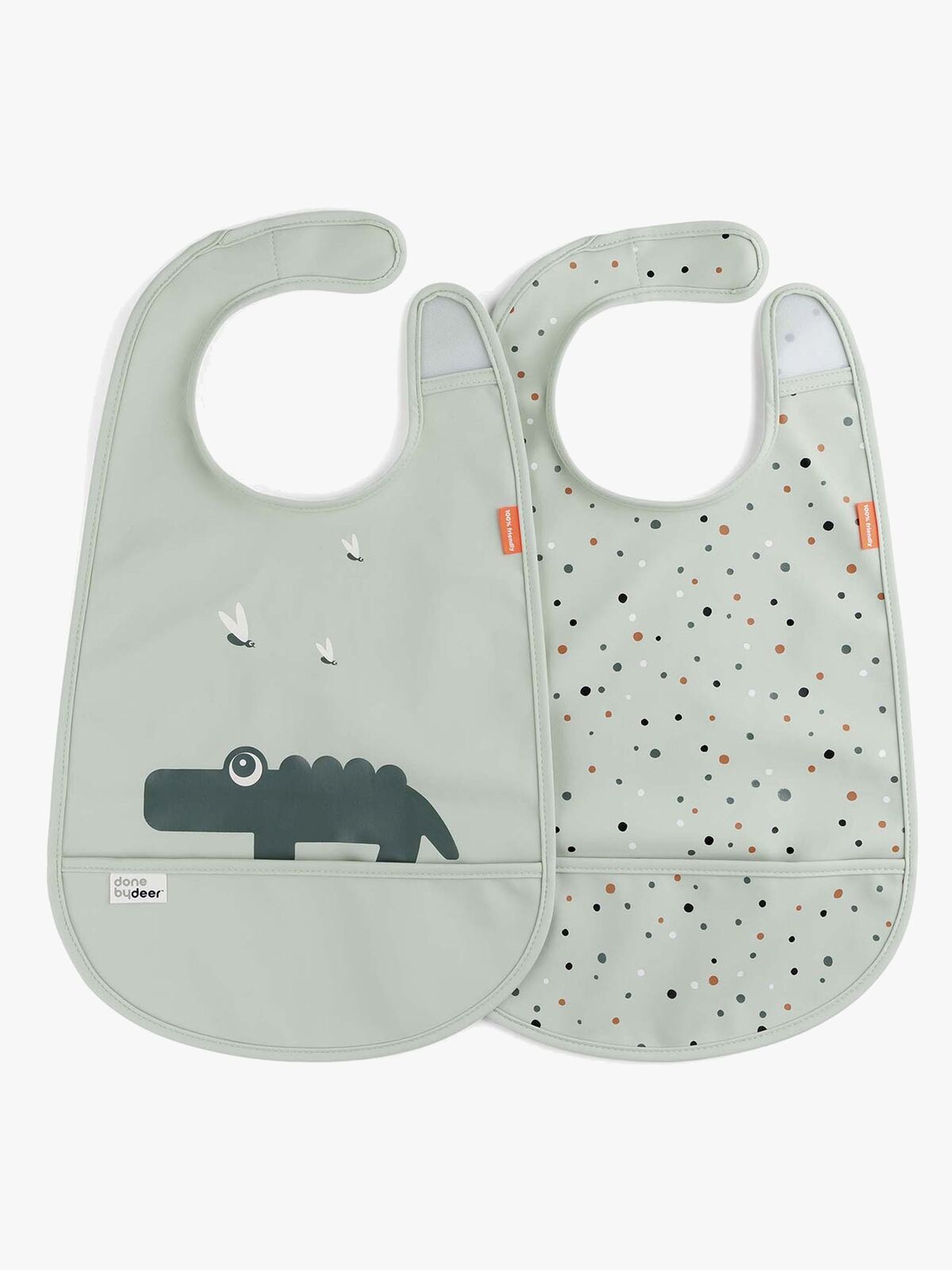 Done By Deer Croco 2-pak Hagesmæk, Green