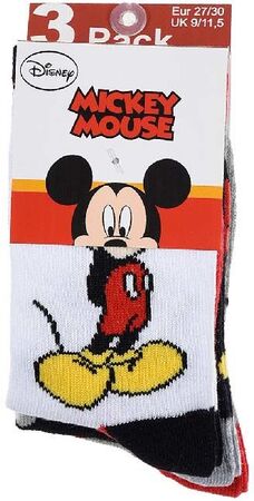 Disney Mickey Mouse Strømper 3-pak