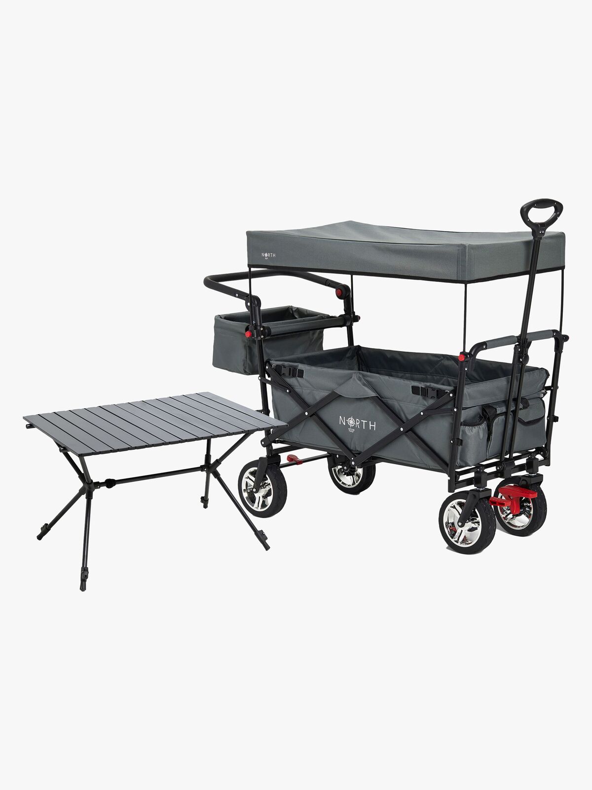 North 13.5 Porter Trækvogn inkl. Campingbord, Ivy Grey