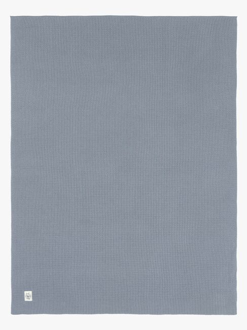 Lässig Strikket Tæppe 80x100, Blue