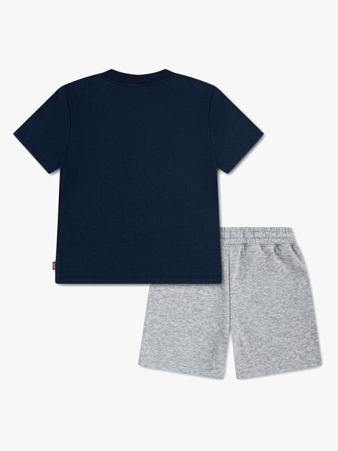 Levi's LVB Batwing T-Shirt & Knit Short Sæt, Dress Blue